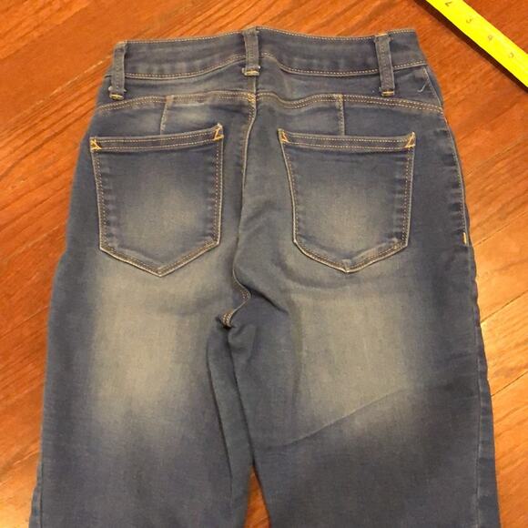 NOBO Classic High Rise Blue Faded Skinny Jeans - Picture 6 of 7